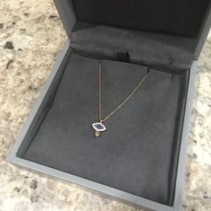 Missoma evil eye choker necklace